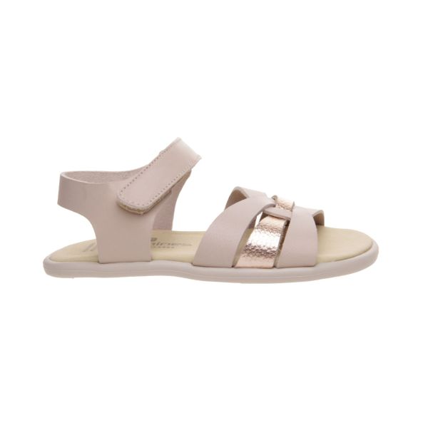 SANDALIAS RESPETUOSAS ROSA Y DORADAS ANDANINES PARA NIÑA