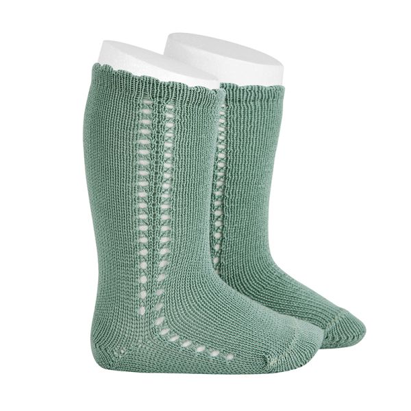 CALCETINES ALTOS CALADOS DE ALGODÓN CÓNDOR PARA NIÑOS