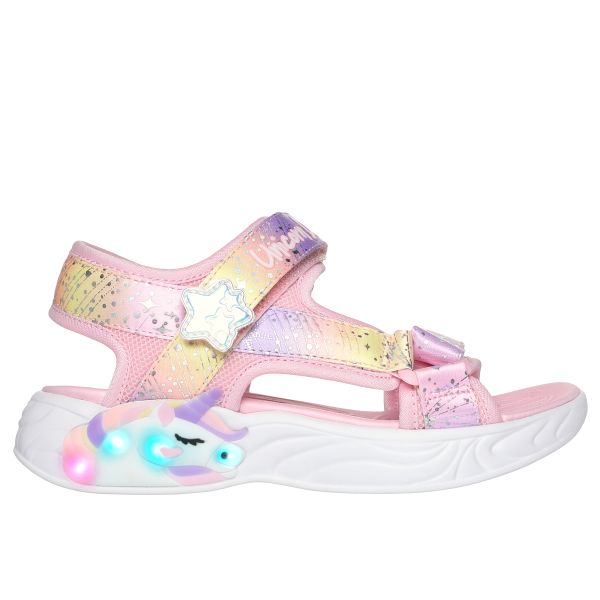 SANDALIA NIÑA SKECHERS CON LUCES Y VELCROS