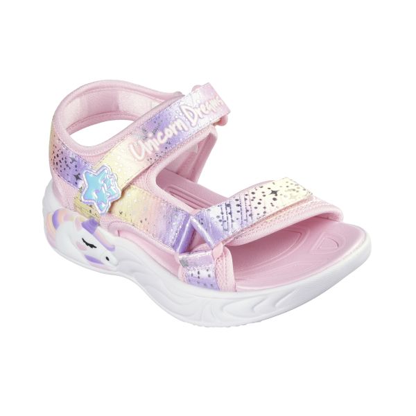 Sandalias Skechers Unicorn Dreams con Luces - Diseño Brillante y Divertido