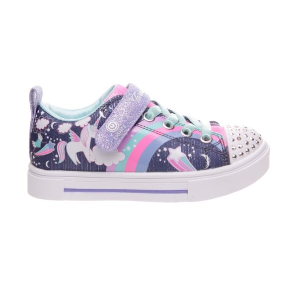 LONAS NIÑA SKECHERS CON LUCES Y VELCRO