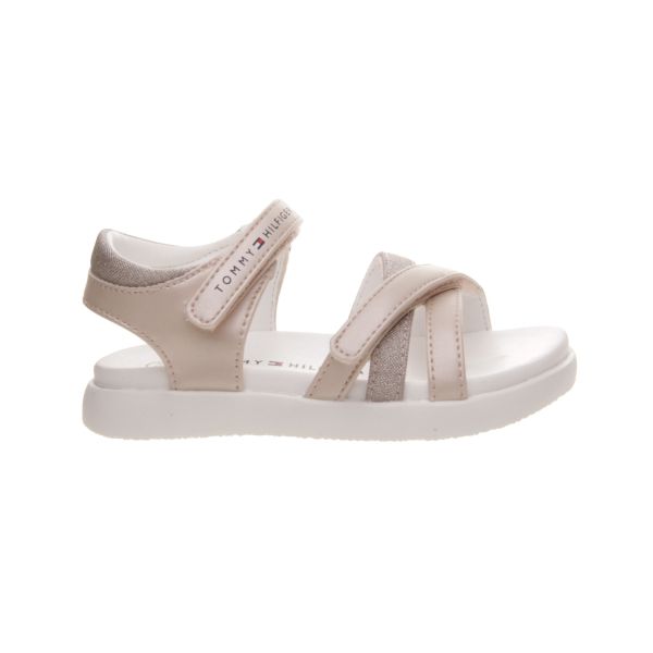 SANDALIA NIÑA TOMMY METALIZADA CON VELCRO