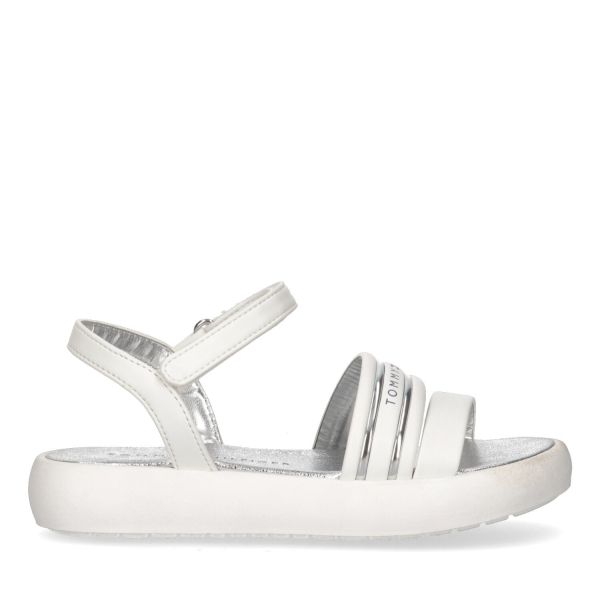 SANDALIA NIÑA TOMMY METALIZADA CON VELCRO