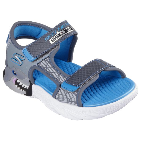 Skechers Shark-Bots: Sandalias con luces para niños