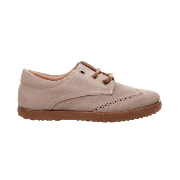 BLUCHER NIÑO EN SERRAJE CON CORDON