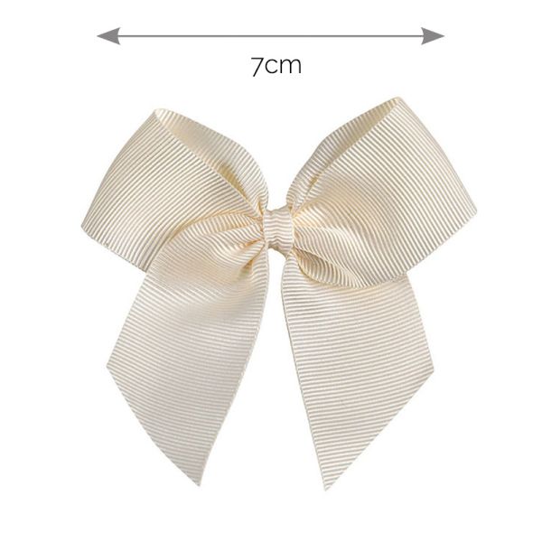 LAZOS DE PELO CON PINZA DE CINTA DE GROS GRAIN CÓNDOR PARA NIÑAS