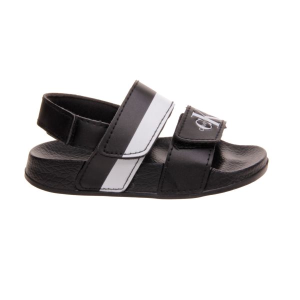 SANDALIA NIÑO CALVIN KLEIN CON TRIPLE VELCRO