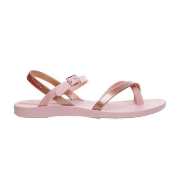 SANDALIA PLAYERA NIÑA IPANEMA ROSA CON TIRAS CRUZADAS