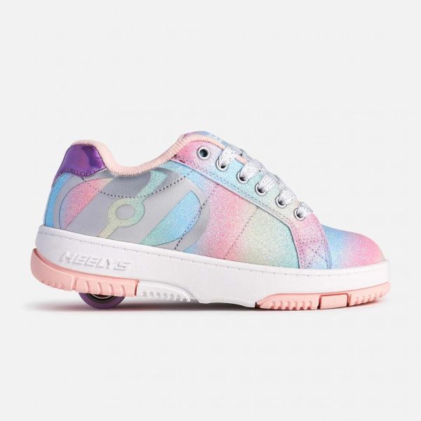 Zapatillas Heelys multicolor con efecto arcoíris
