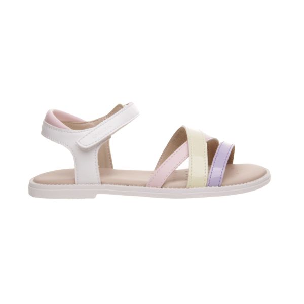 SANDALIAS GEOX MULTICOLOR DE PIEL PARA NIÑAS TRANSPIRABLES