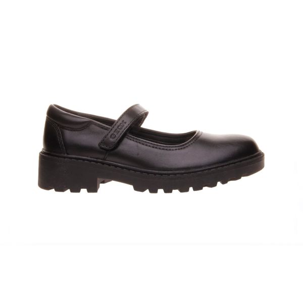 Merceditas colegiales Geox J6420P en negro 