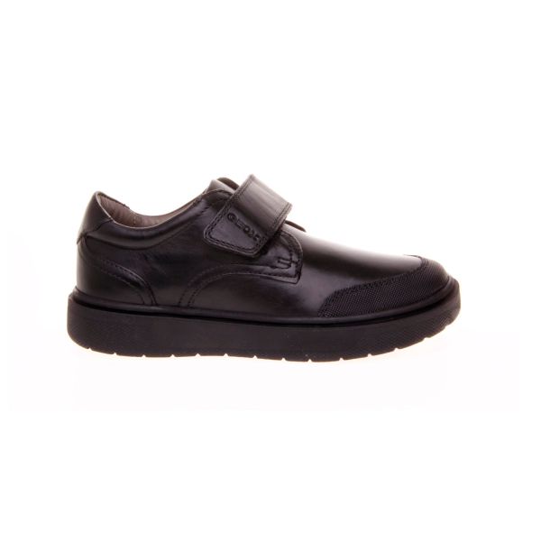 Blucher colegial negro con velcro Geox J847SI – Tallas 26 a 41