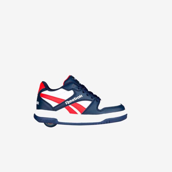 Zapatillas con ruedas Heelys Reebok  blanco y azul marino
