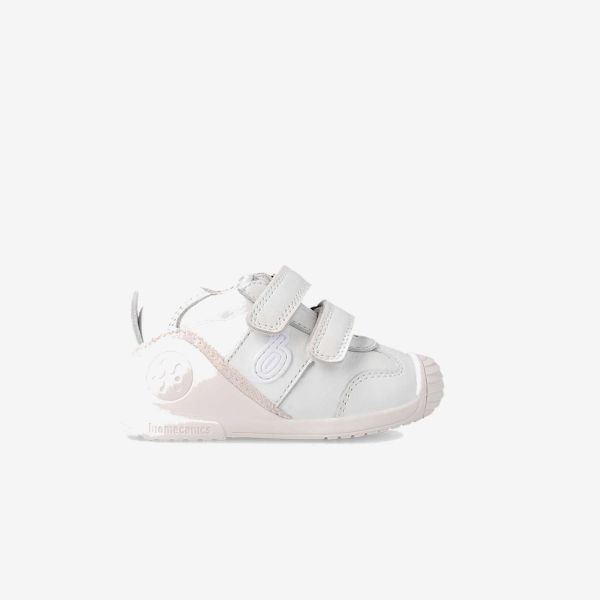 Deportiva Biomecanics primeros pasos blanco – doble velcro y puntera reforzada