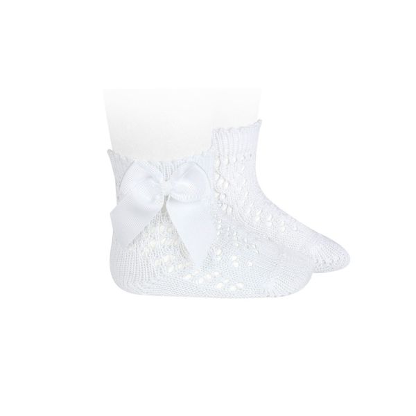Calcetines Blancos con Lazo | Delicadeza y comodidad