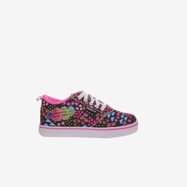 Heelys Prints negro/rosa neón multicolor
