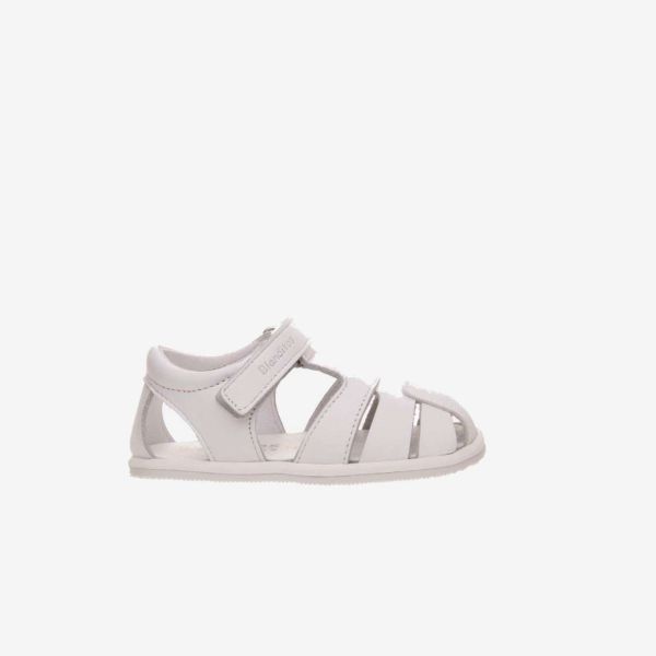 Sandalia respetuosa unisex en blanca de Blanditos.