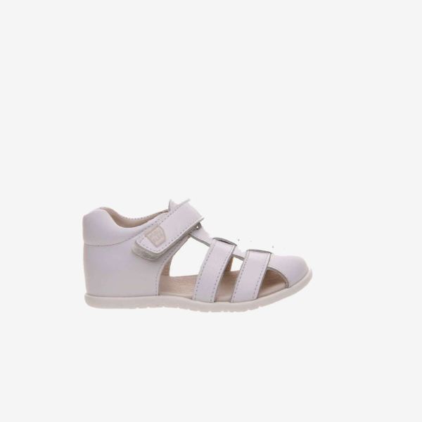 Sandalia unisex respetuosa en color blanco de Pirufelx.