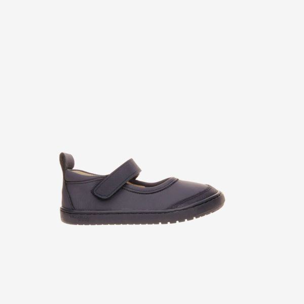 Blanditos mercedes azul marino niña | Cole barefoot seguro
