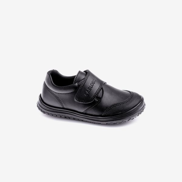 Zapato colegial barefoot respetuoso Pablosky negro con velcro