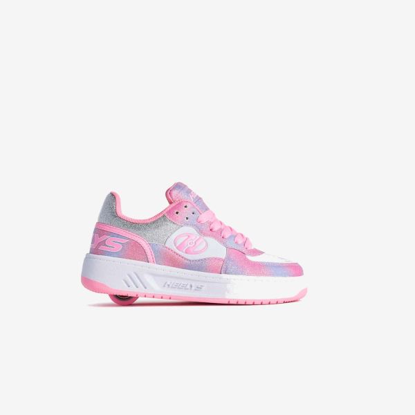 Zapatillas Heelys niña con ruedas multicolor | Brillan sin parar