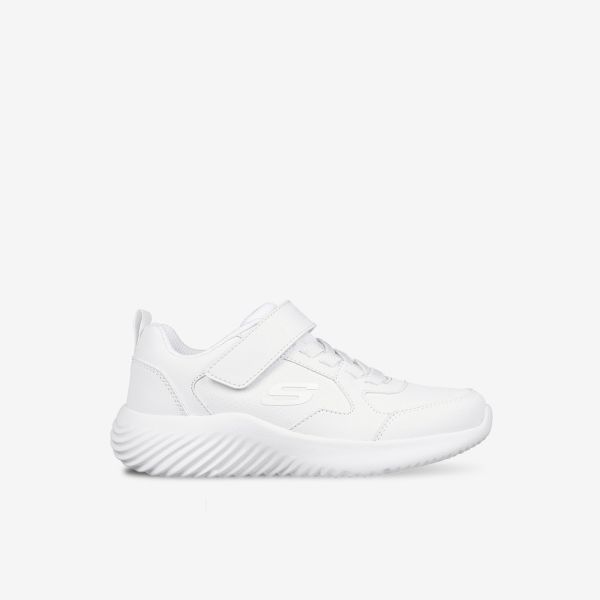 Zapatillas SkechersBlanco Unisex Lavables Velcro Colegial