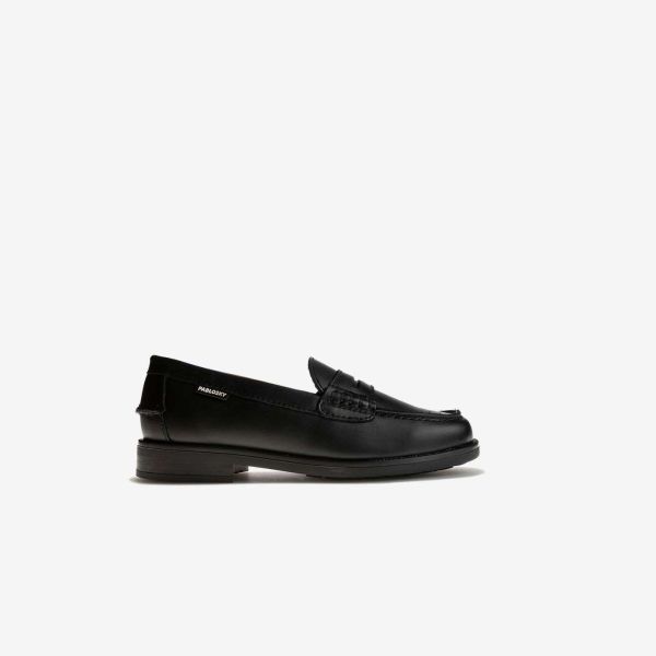 Zapato colegial Pablosky   mocasín unisex negro de piel