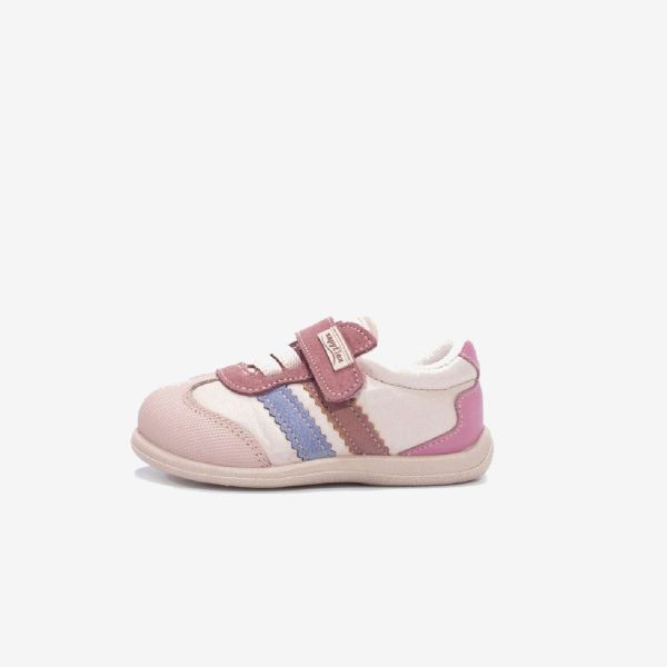 Zapy niña respetuosa con velcro | Deportiva cómoda, plantilla extraíble y estilo dulce