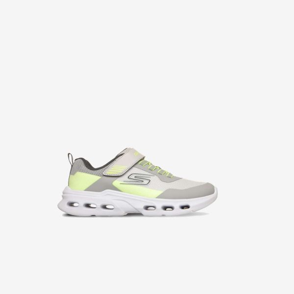 Zapatillas deportivas de Skechers  Gris con Velcro para niños