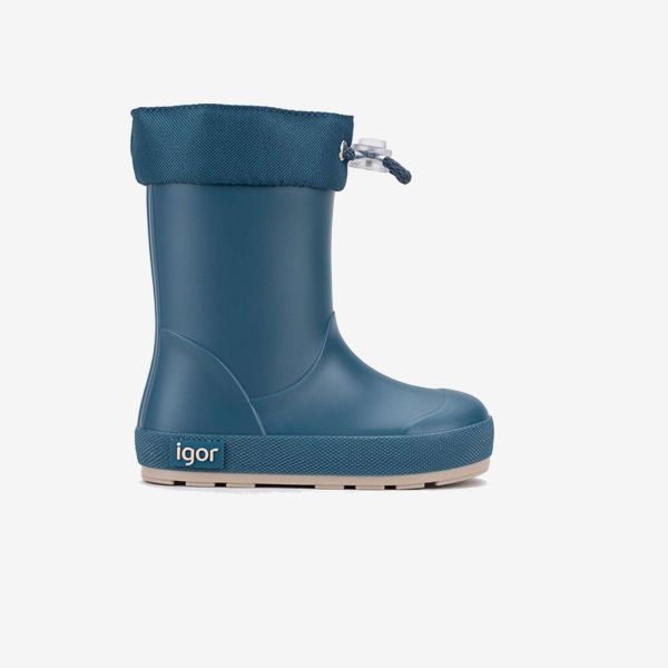 Botas de agua respetuosas Igor azul marino | Para saltar sin parar