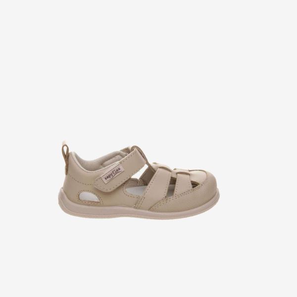 ZAPY CAMEL SANDALIA CASUAL PIEL