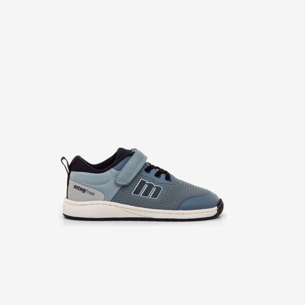 Deportiva barefoot Mustang azul claro combinada marino