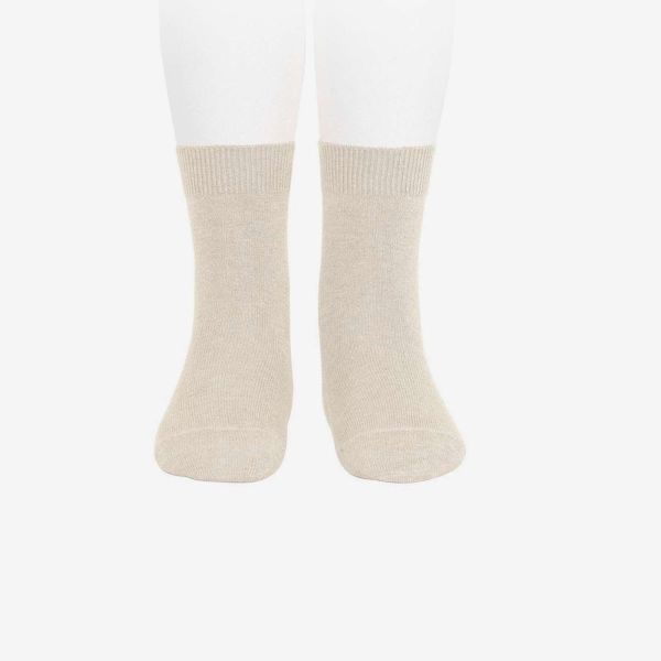 Calcetines Cóndor cortos en tono piedra unisex